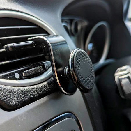 Olixar Black Clip On Universal Air Vent Car Holder with Magnets