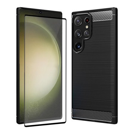 Olixar Sentinel Case & Tempered Glass Screen Protector - For Samsung Galaxy S24 Ultra