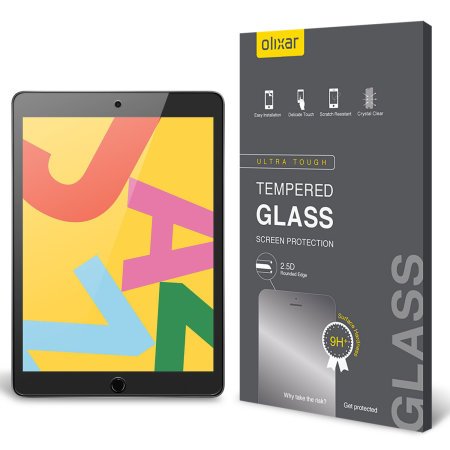 Olixar iPad 10.2" 2019 7th Gen. Tempered Glass Screen Protector