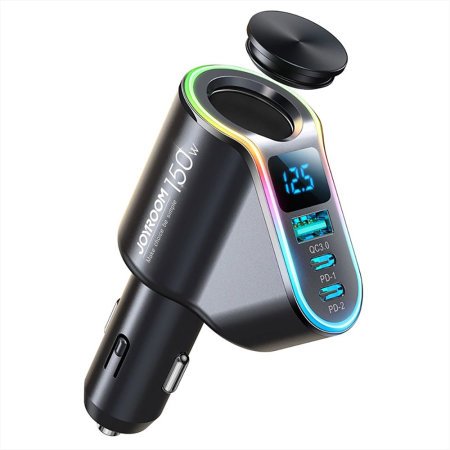 Joyroom 150W 4 in 1 Fast Car Charger - Black
